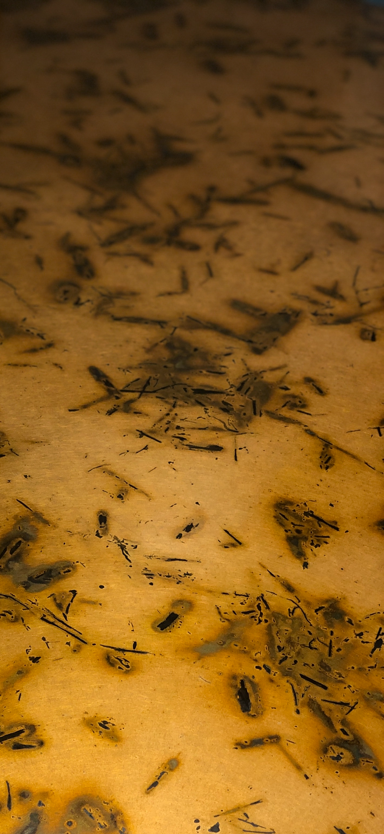 Light Gauge Patina Sheet Copper in Golden Bamboo