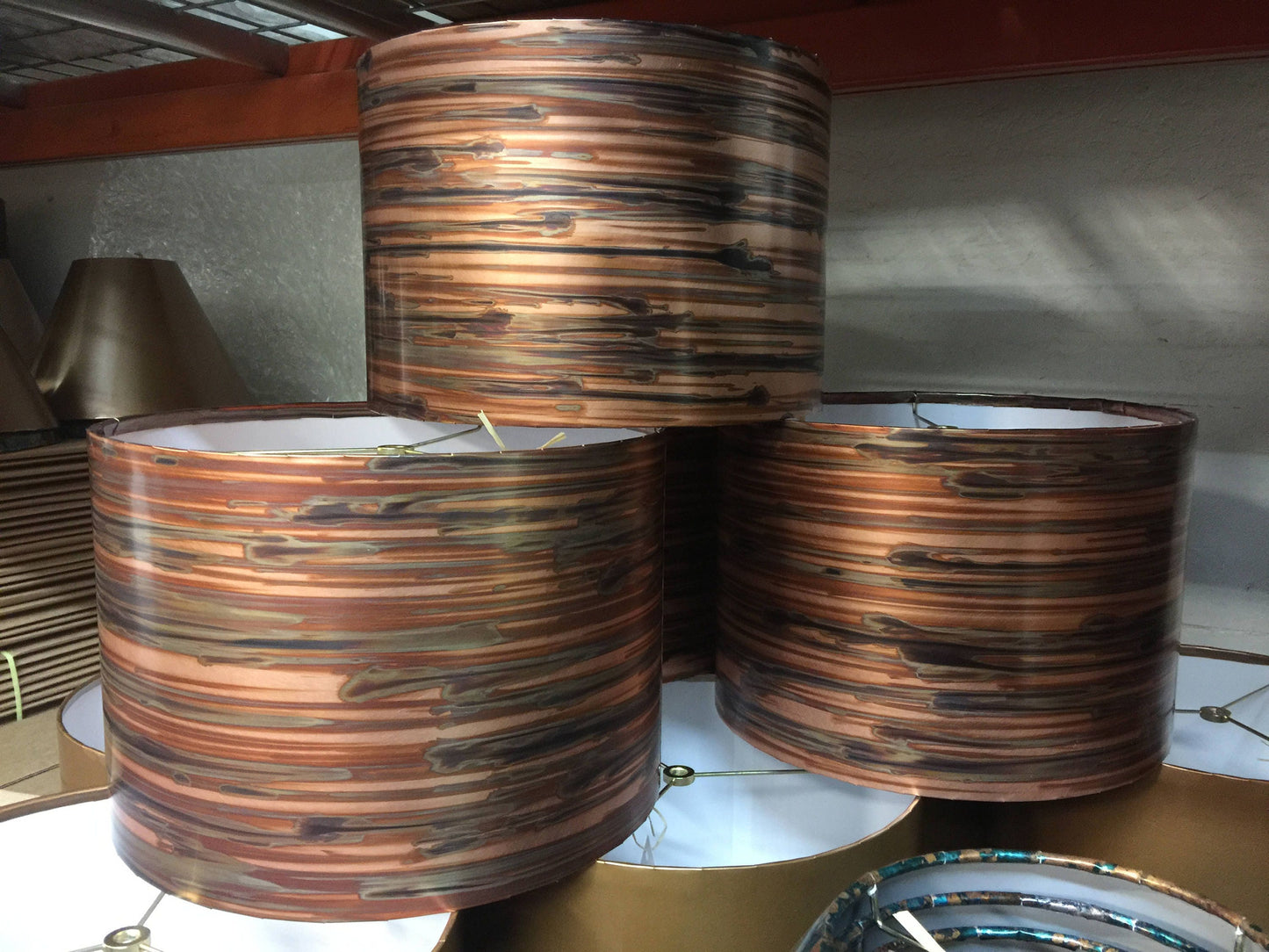 Light Gauge Patina Sheet Copper in Enchantment Horizontal