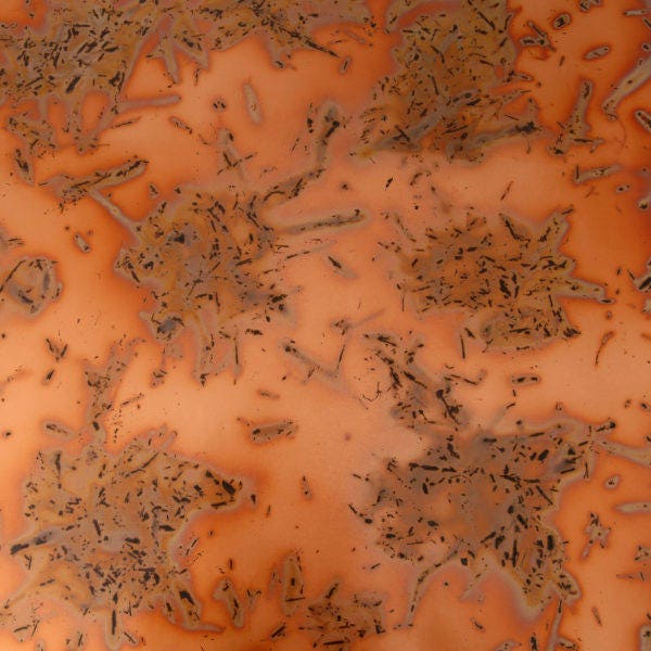 Heavy Gauge Patina Sheet Copper in Bamboo