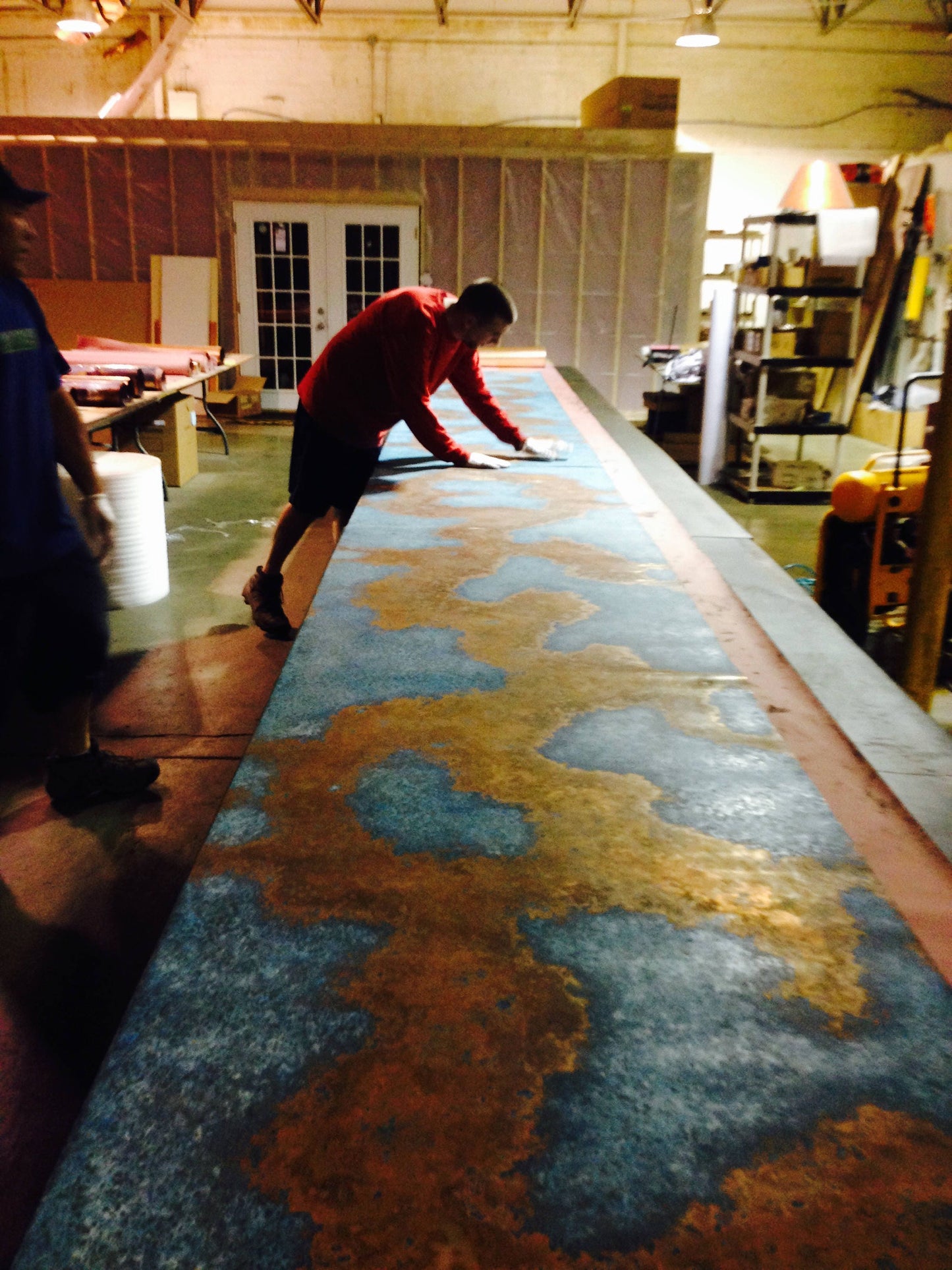 Heavy Gauge Patina Sheet Copper in Azul