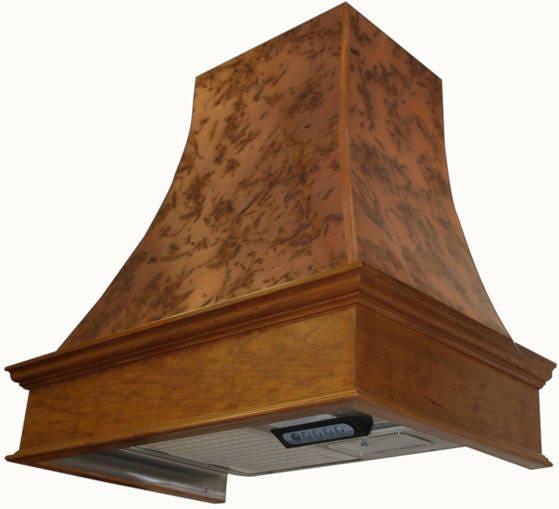 Light Gauge Patina Sheet Copper in Bamboo