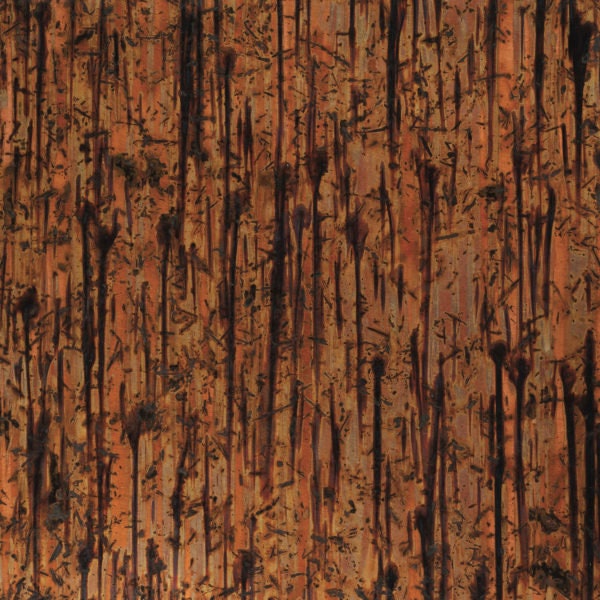 Heavy Gauge Patina Sheet Copper in Bamboo Forest