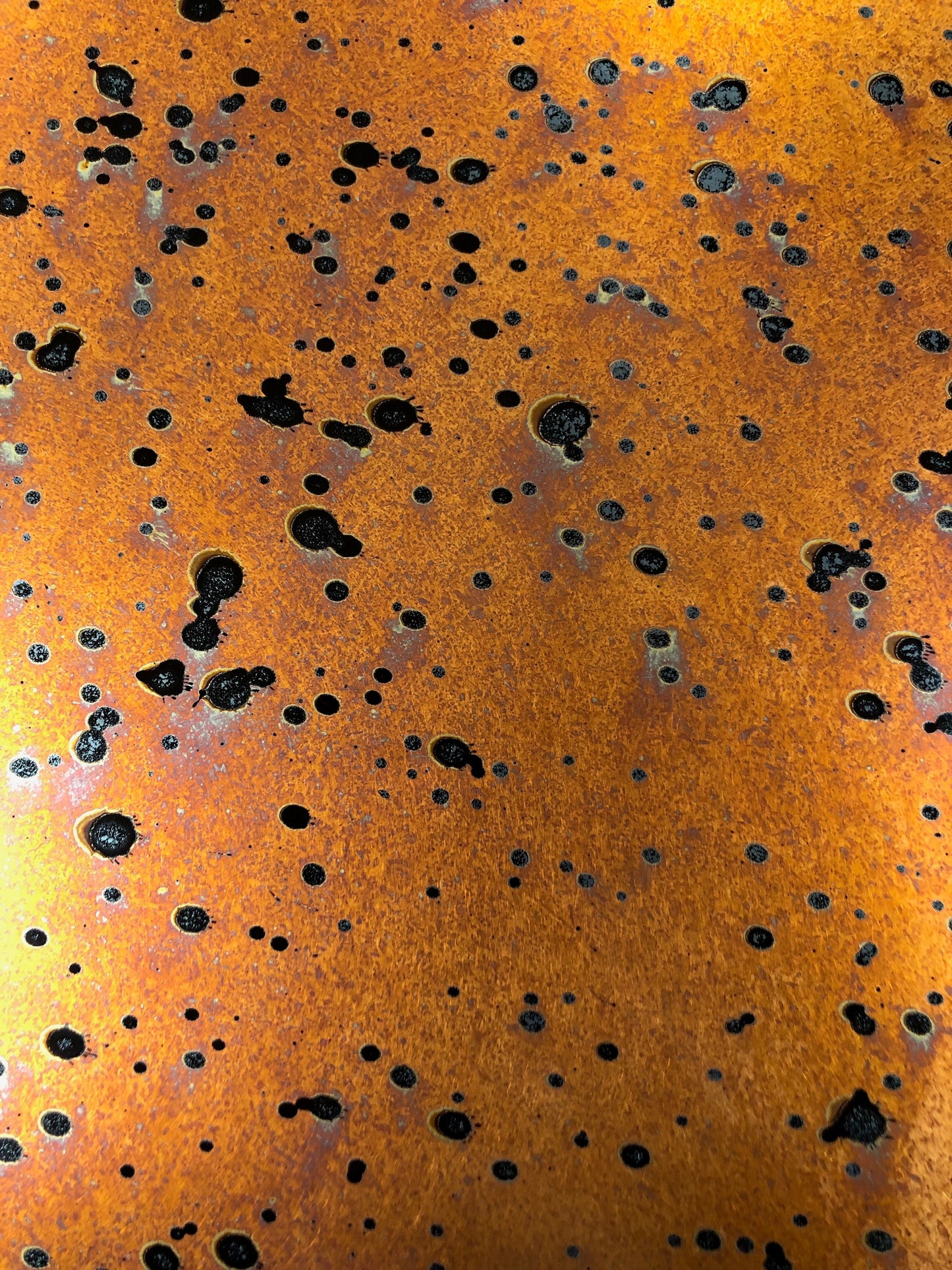 Heavy Gauge Patina Sheet Copper in Sunburst