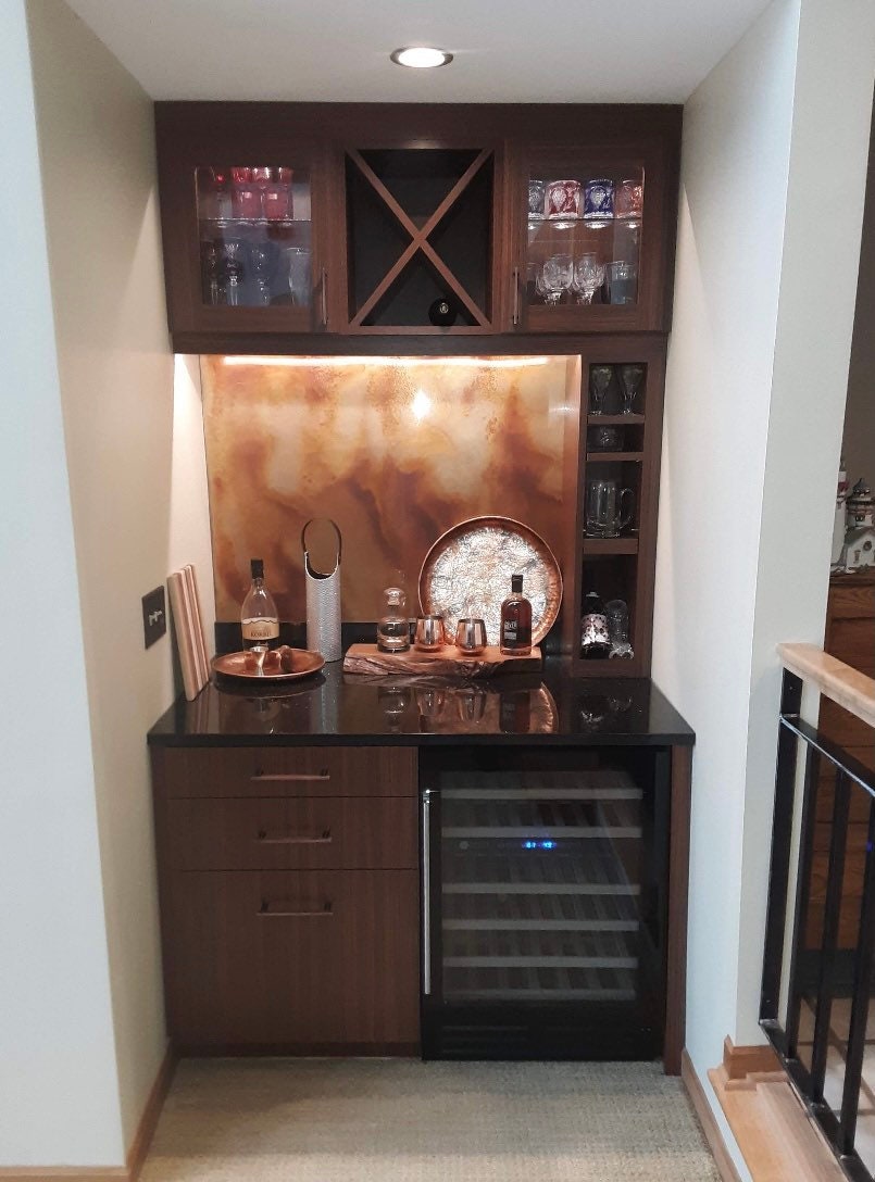 Heavy Gauge Patina Sheet Copper in Rustic