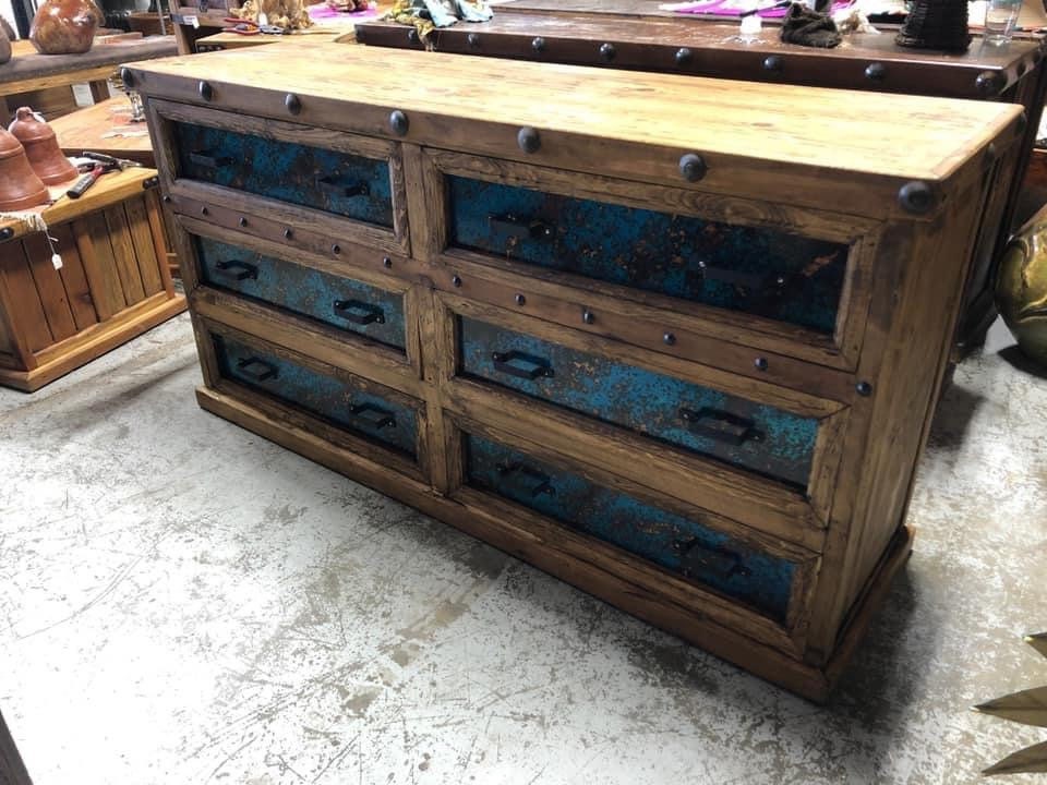 Heavy Gauge Patina Sheet Copper in Mystic Topaz