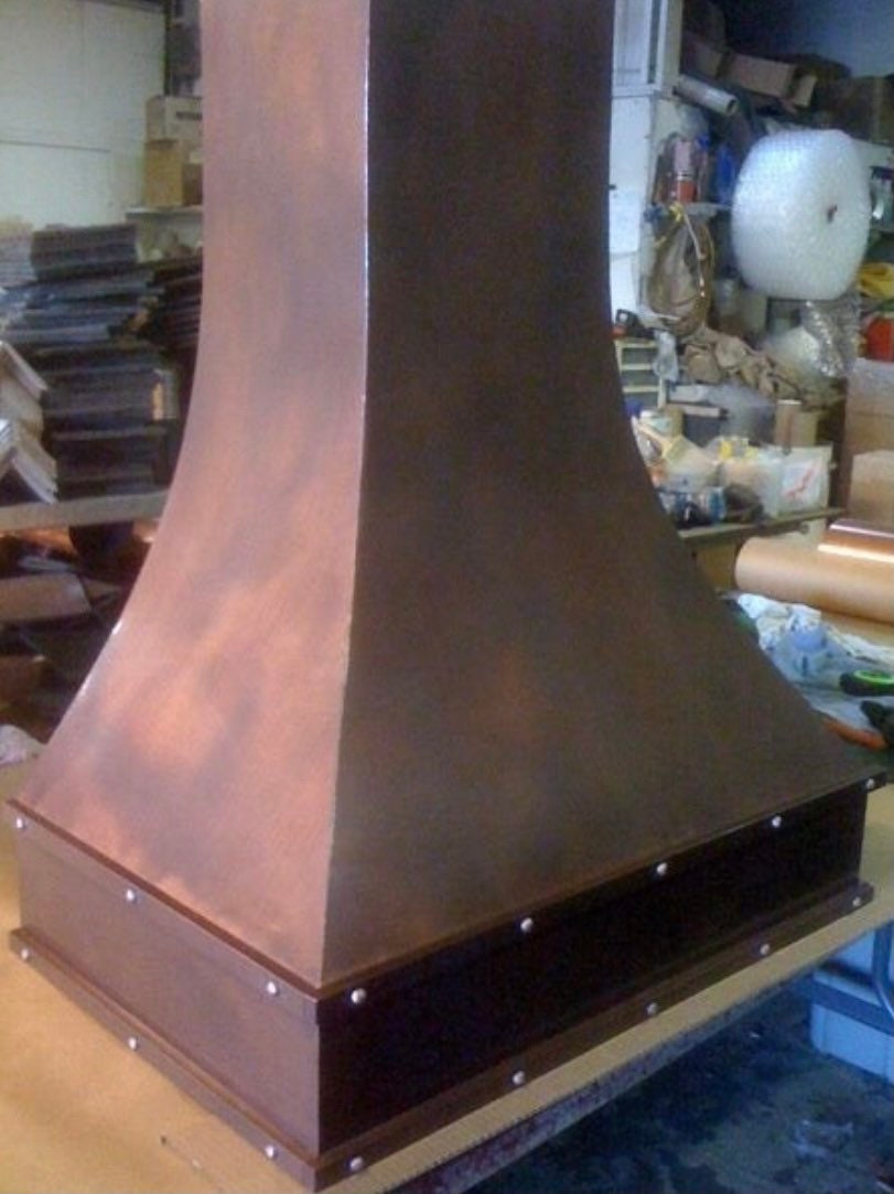 Heavy Gauge Patina Sheet Copper in Antique