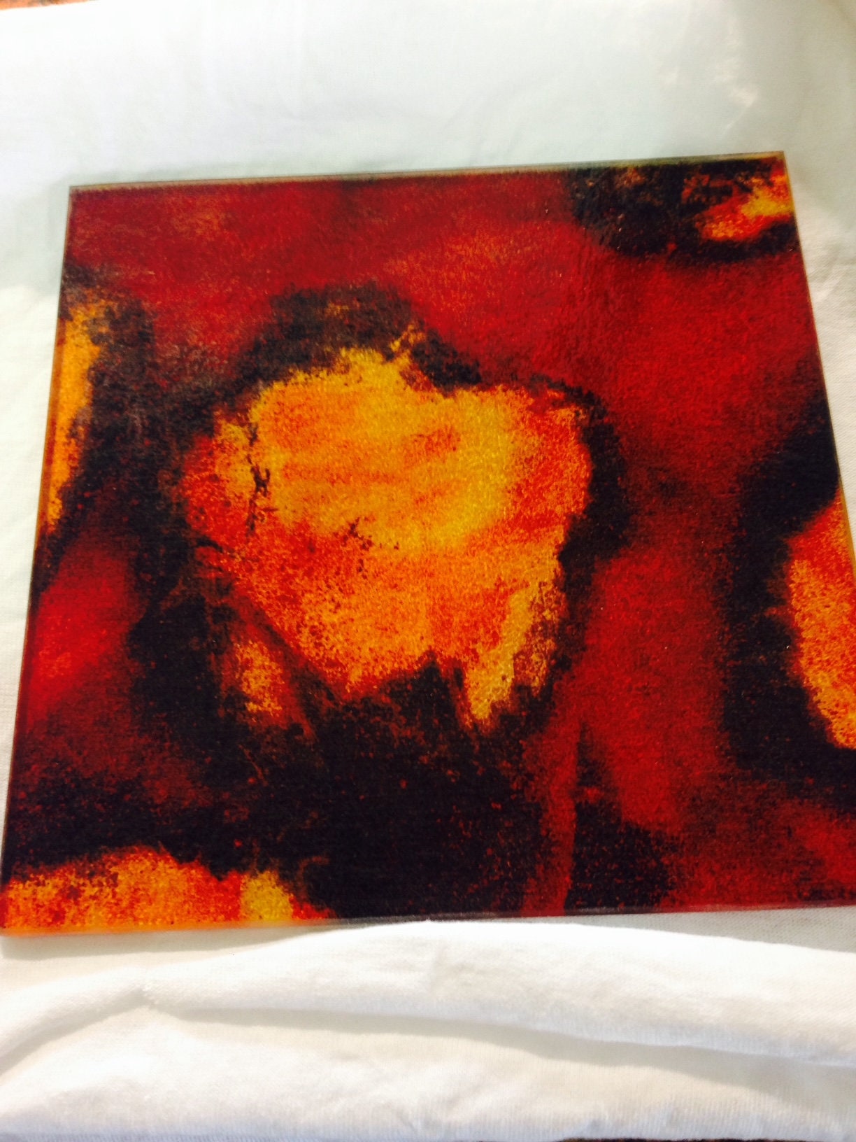 Light Gauge Patina Sheet Copper in Rojo Y Negro
