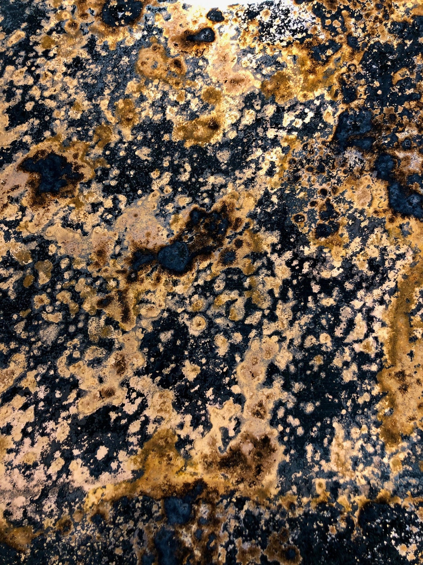 Light Gauge Patina Sheet Copper in Mottled