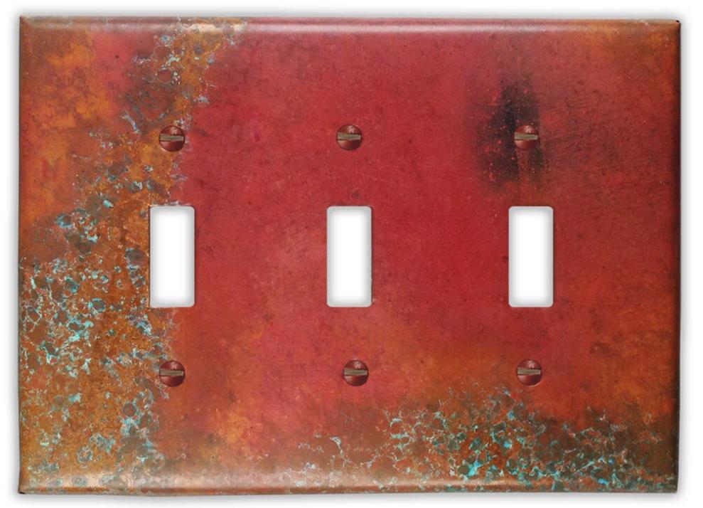 Copper Switch Plate in Rojo - Additional Configurations Available!
