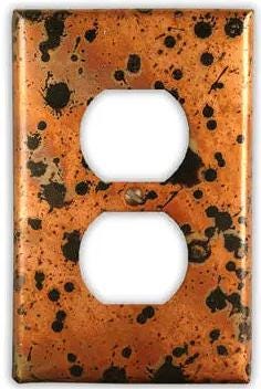 Copper Switch Plate in Sunburst- Additional Configurations Available!