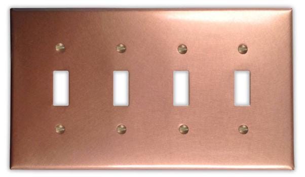 Copper Switch Plate in Raw Copper - Additional Configurations Available!