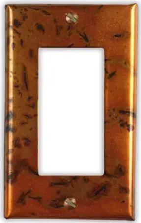Copper Switch Plate in Golden Bamboo - Additional Configurations Available!