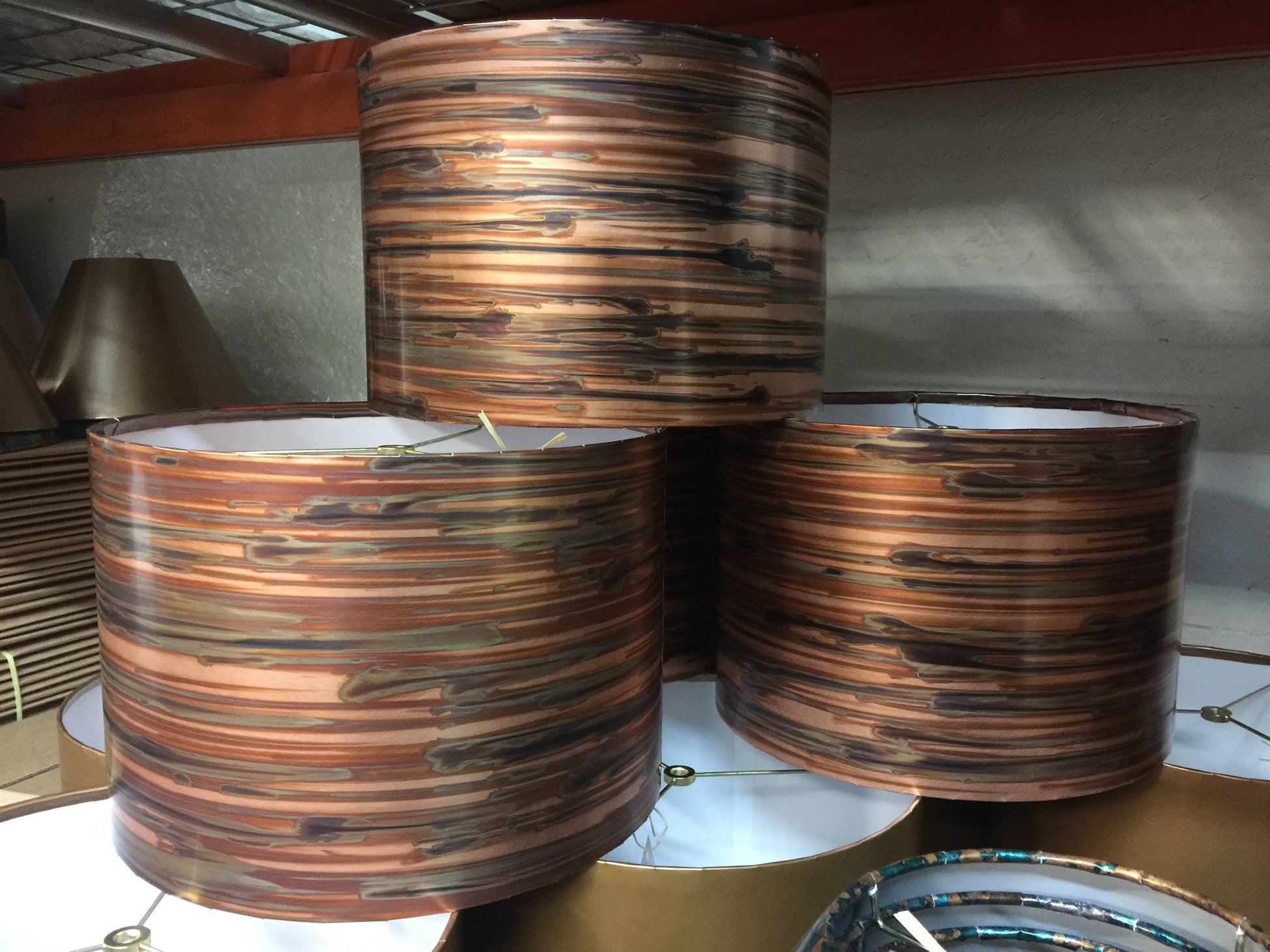 Heavy Gauge Patina Sheet Copper in Enchantment Horizontal