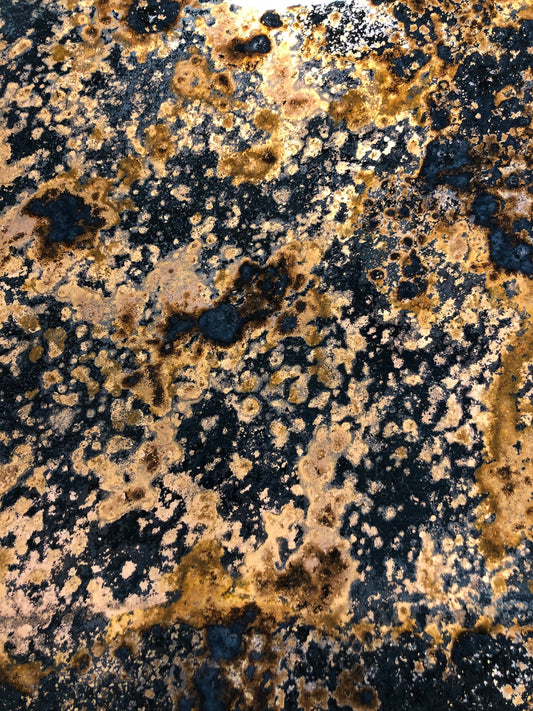 Heavy Gauge Patina Sheet Copper in Mottled