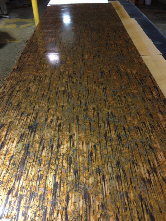 Light Gauge Patina Sheet Copper in Bamboo Forest