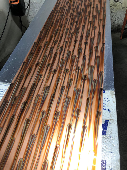 Heavy Gauge Patina Sheet Copper in Stellar