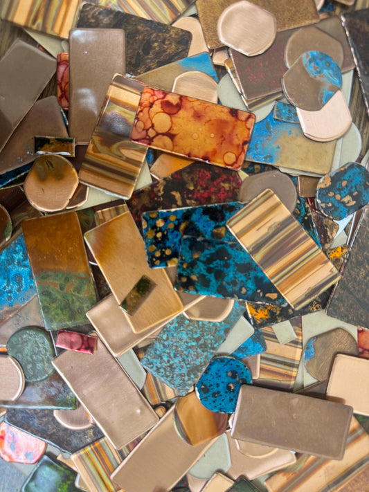 Patina Copper Pieces, Copper Pieces, Copper Scrap, Copper Jewelry Supplies, Copper Art Supplies