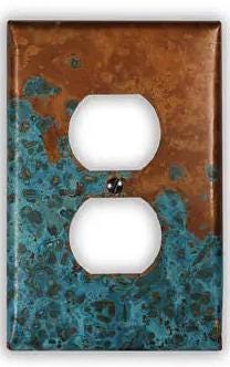 Copper Switch Plate in Azul - Additional Configurations Available!