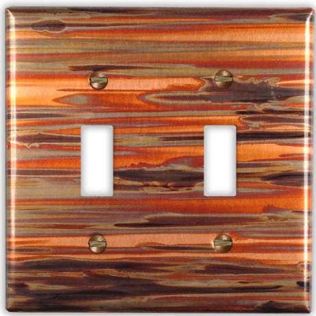Copper Switch Plate in Enchantment Horizontal - Additional Configurations Available!