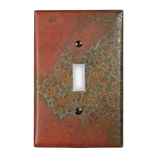 Copper Switch Plate in Rojo - Additional Configurations Available!