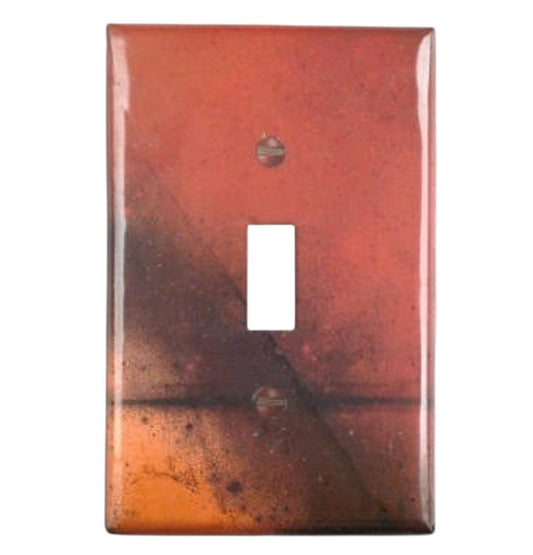 Copper Switch Plate in Rojo Y Negro - Additional Configurations Available!