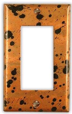 Copper Switch Plate in Sunburst- Additional Configurations Available!