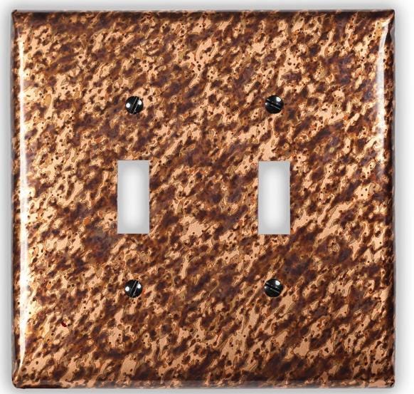 Copper Switch Plate in Sandstorm - Additional Configurations Available!