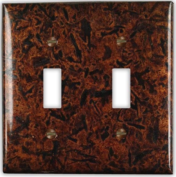 Copper Switch Plate in Dark Distressed - Additional Configurations Available!