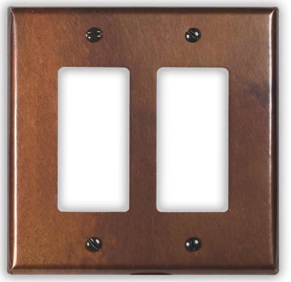 Copper Switch Plate in Rustic - Additional Configurations Available!