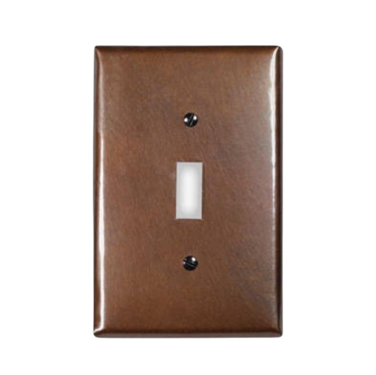 Copper Switch Plate in Antique- Additional Configurations Available!