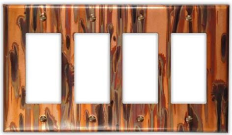 Copper Switch Plate in Enchantment Vertical - Additional Configurations Available!