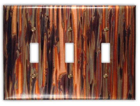 Copper Switch Plate in Enchantment Vertical - Additional Configurations Available!