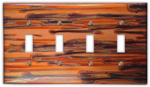 Copper Switch Plate in Enchantment Horizontal - Additional Configurations Available!