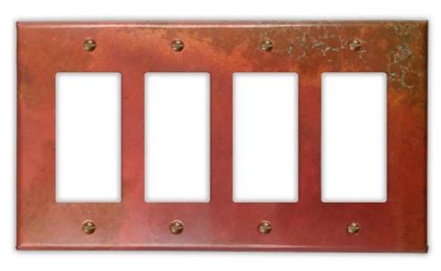 Copper Switch Plate in Rojo - Additional Configurations Available!