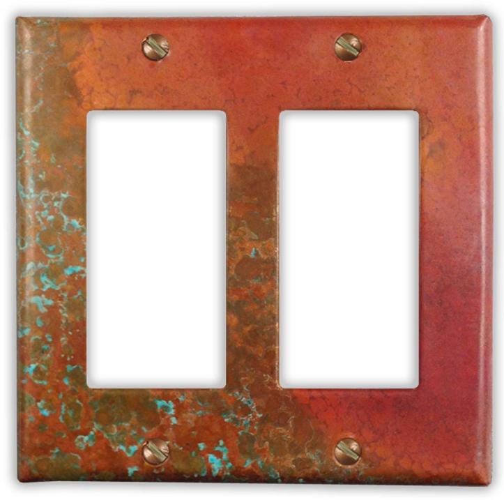 Copper Switch Plate in Rojo - Additional Configurations Available!