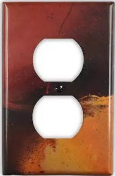 Copper Switch Plate in Rojo Y Negro - Additional Configurations Available!