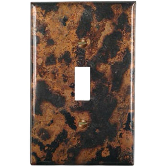 Copper Switch Plate in Mottled - Additional Configurations Available!