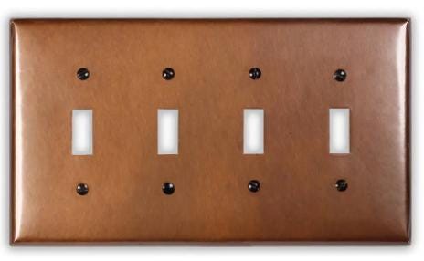 Copper Switch Plate in Antique- Additional Configurations Available!