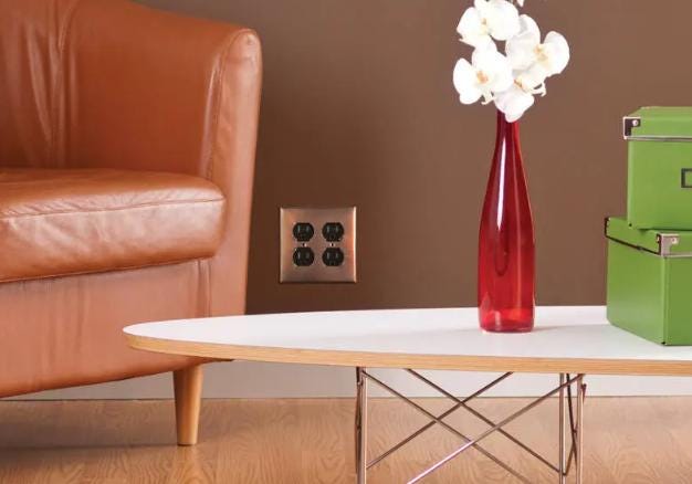 Copper Switch Plate in Antique- Additional Configurations Available!