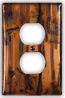 Copper Switch Plate in Bamboo Forest - Additional Configurations Available!