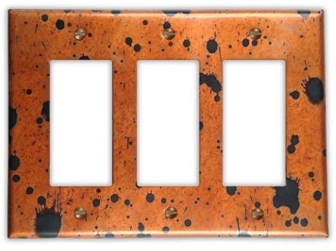 Copper Switch Plate in Sunburst- Additional Configurations Available!