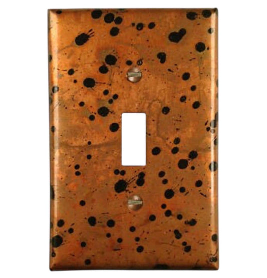 Copper Switch Plate in Sunburst- Additional Configurations Available!