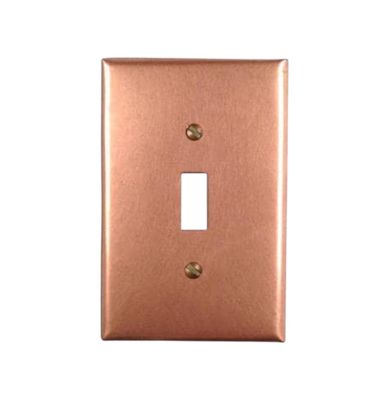 Copper Switch Plate in Raw Copper - Additional Configurations Available!