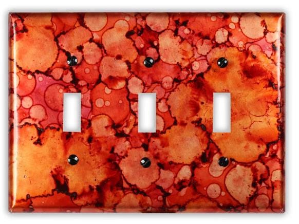 Copper Switch Plate in Autumn - Additional Configurations Available!