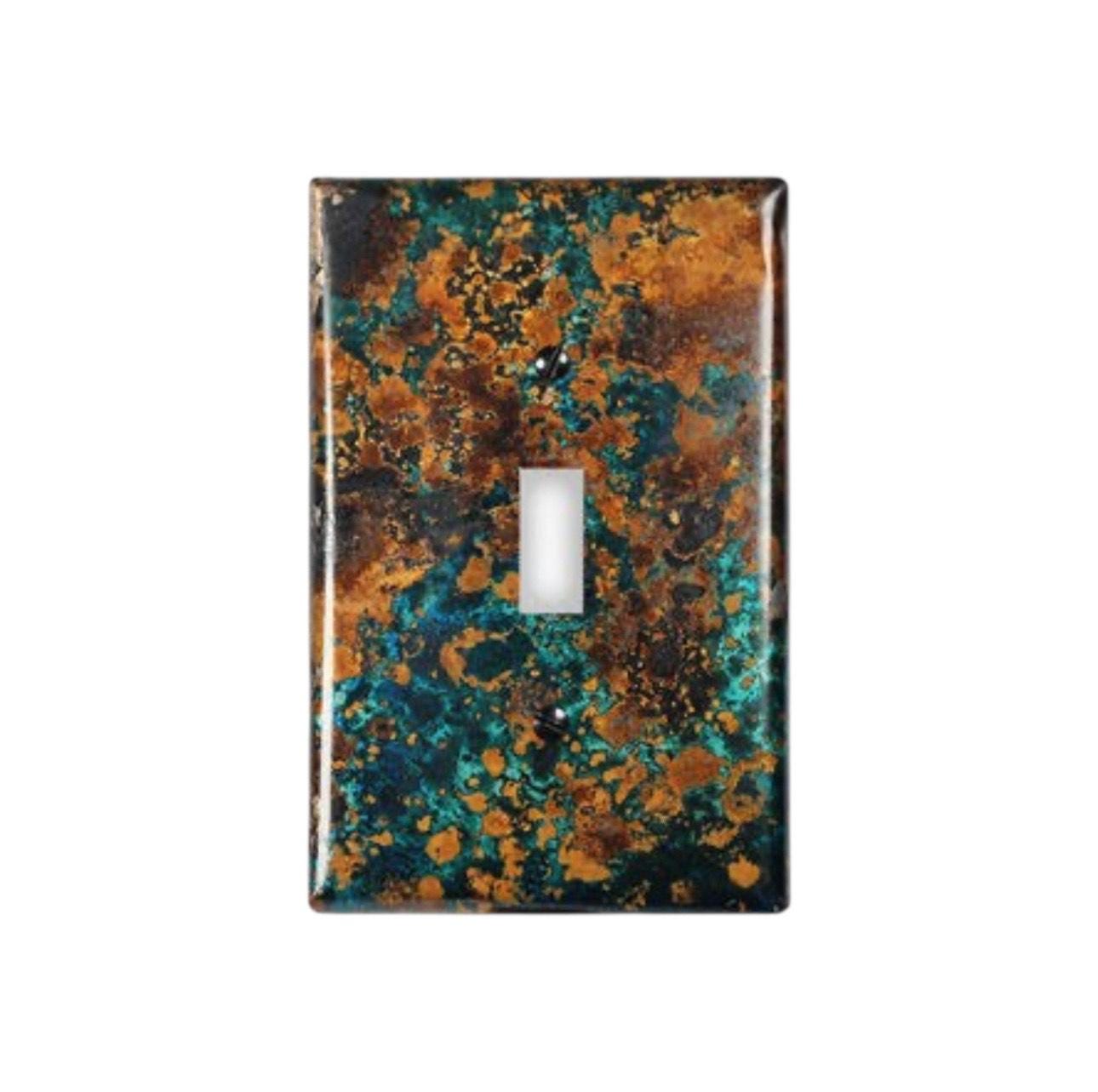 Copper Switch Plate in Mystic Topaz - Additional Configurations Available!