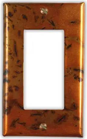 Copper Switch Plate in Golden Bamboo - Additional Configurations Available!