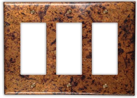 Copper Switch Plate in Light Distressed - Additional Configurations Available!
