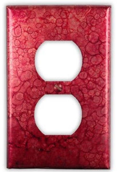 Copper Switch Plate in Red Wine - Additional Configurations Available!