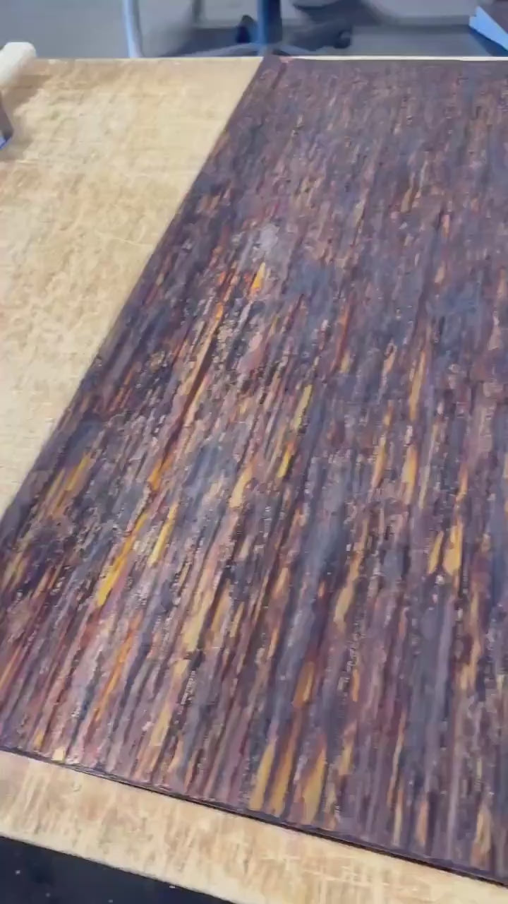 New! Light Gauge Patina Sheet Copper in Timber